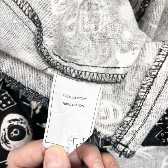 Empyre Graffiti Trucker Jacket Women Small Cropped Grunge Street Edgy Urban Twee - Picture 7 of 7